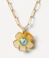 Sophie Joanne 14ct Gold Big Island Flower Pendant