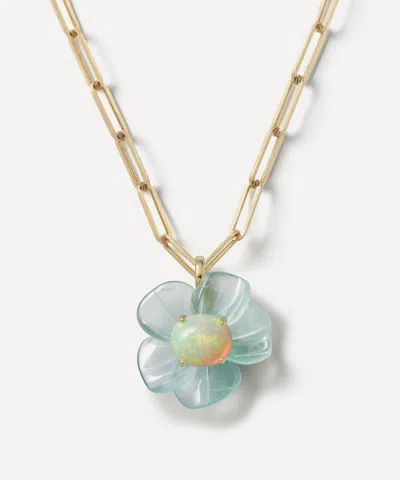 Sophie Joanne 14ct Gold Big Island Flower Pendant