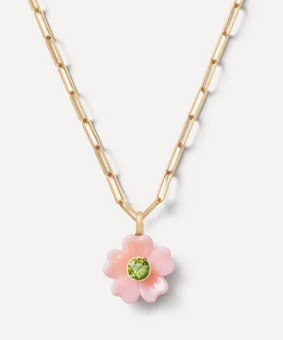 Sophie Joanne 14ct Gold Small Signature Flower Pendant
