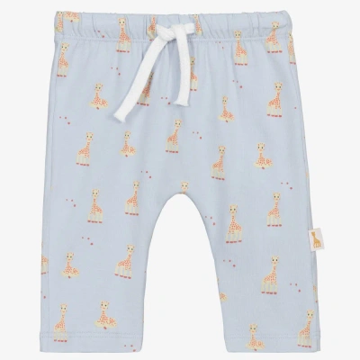 Sophie La Girafe Babies'  Blue Cotton Giraffe Trousers