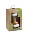Sophie La Girafe So'pure Rubberwood Totem Rattle - Ages 3 Months+