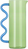 Sophie Lou Jacobsen Green Wave Pitcher In Green W/ Blue