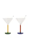 Sophie Lou Jacobsen Piano Cocktail Glasses (set Of Two)
