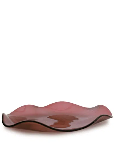 Sophie Lou Jacobsen Pink Curved Edges Flat Plate