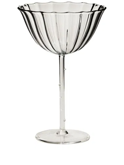 SOPHIE LOU JACOBSEN RIBBED EFFECT SET OF FOUR GLASSES