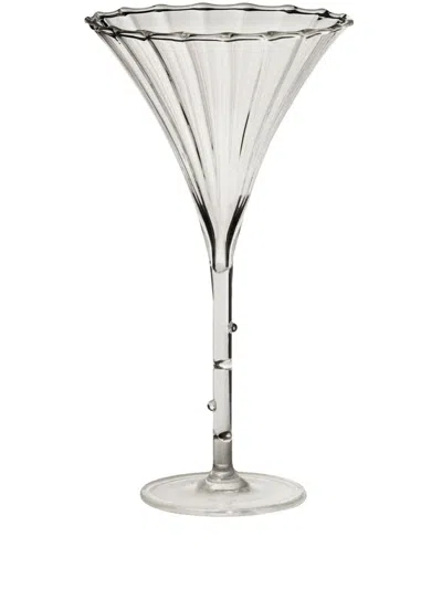 SOPHIE LOU JACOBSEN SCALLOPED RIM GLASS COCKTAIL GLASS