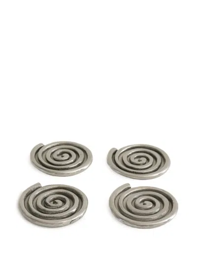 Sophie Lou Jacobsen Spiral Coasters (set Of Four)