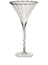 Sophie Lou Jacobsen Set-of-four Trumpet Aperitif Glasses In White