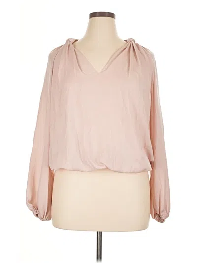 Pre-owned Sophie Max 3/4 Sleeve Blouse In Pink