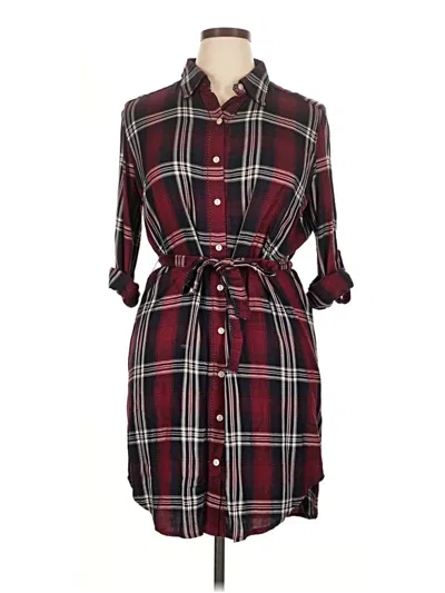 Pre-owned Sophie Max Casual Dress In Burgundy