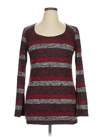 Pre-owned Sophie Max Pullover Sweater In Burgundy