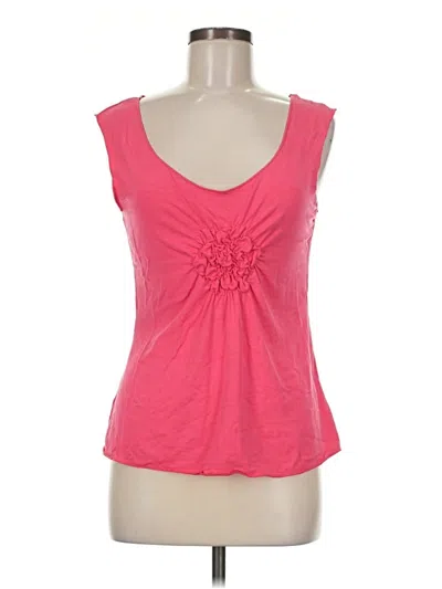 Pre-owned Sophie Max Sleeveless Top Pink Sweetheart Neckline Tops