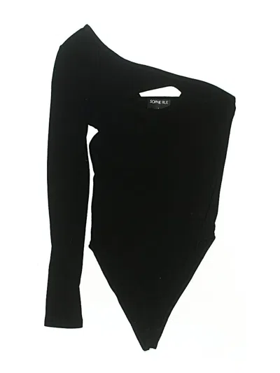 Pre-owned Sophie Rue Bodysuit In Black
