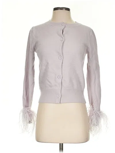 Pre-owned Sophie Rue Cardigan Sweater In Silver