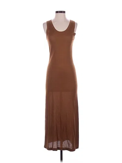 Pre-owned Sophie Rue Casual Dress In Brown
