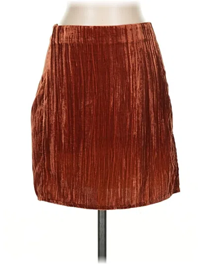 Pre-owned Sophie Rue Casual Skirt In Brown