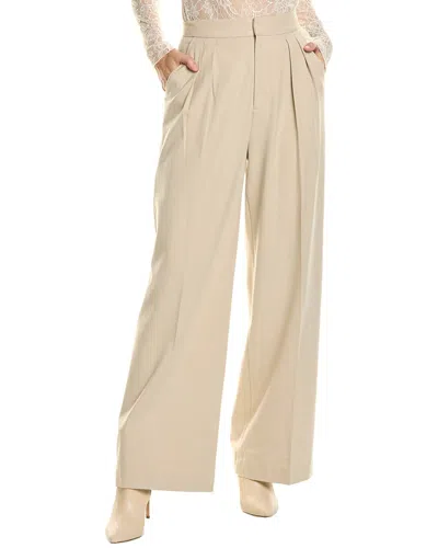 Sophie Rue Colleen Pleated Trouser In Neutral