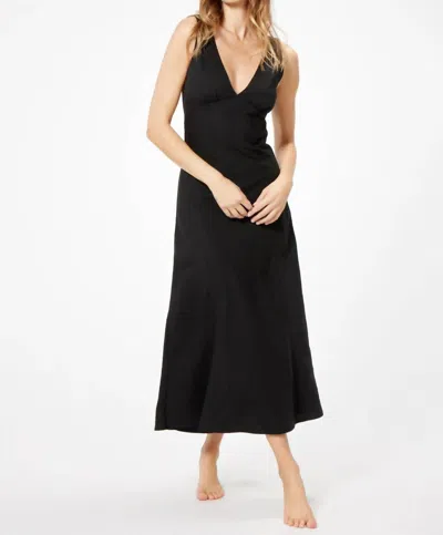 Sophie Rue Conor Back Tie Dress In Black