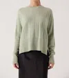 SOPHIE RUE CREWNECK RIBBED SWEATER IN SAGE MINT