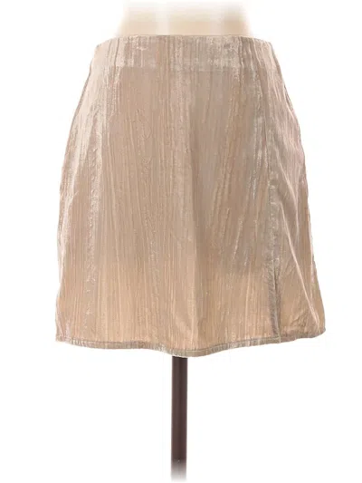 Pre-owned Sophie Rue Formal Skirt In Gold
