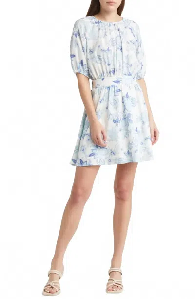Sophie Rue Khai Dress In Blue Floral