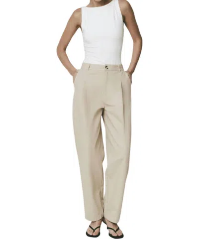 Sophie Rue Maison Pants In Khaki In Green