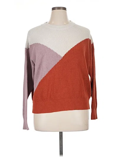 Pre-owned Sophie Rue Pullover Sweater In Burgundy