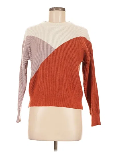 Pre-owned Sophie Rue Pullover Sweater In Orange