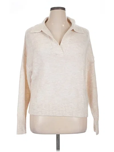 Pre-owned Sophie Rue Pullover Sweater In White