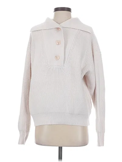 Pre-owned Sophie Rue Pullover Sweater In White