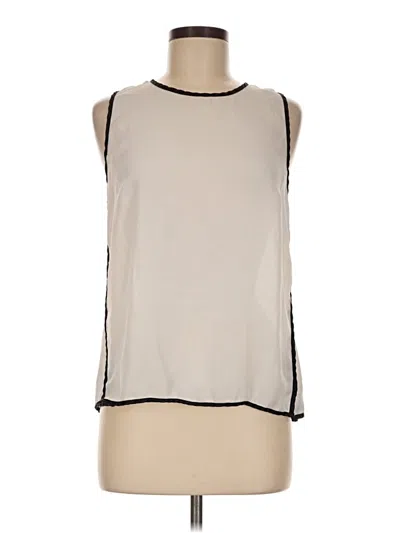 Pre-owned Sophie Rue Sleeveless Blouse In Ivory