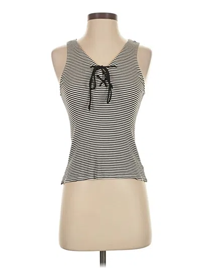 Pre-owned Sophie Rue Sleeveless Top Gray Halter Neckline Tops