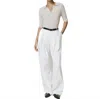 Sophie Rue Theo Wide-leg Pants In Off White In White