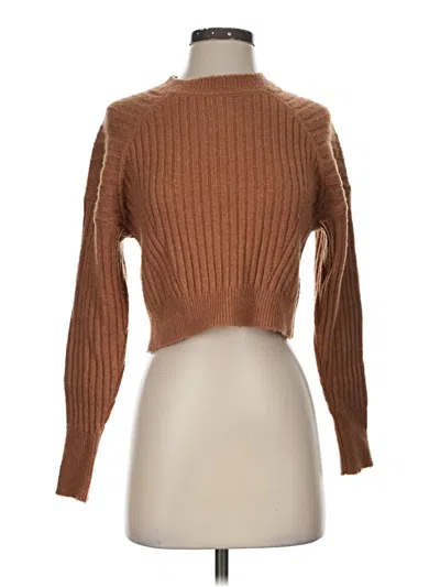 Pre-owned Sophie Rue Turtleneck Sweater In Brown