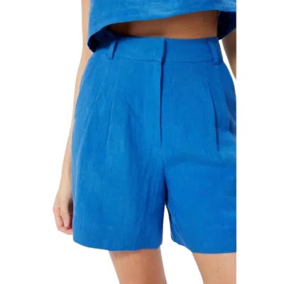 Sophie Rue Women's Linen Shorts In Blue