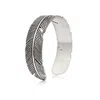Sophie Simone Designs Men's Feather Bracelet In Silver In Silver