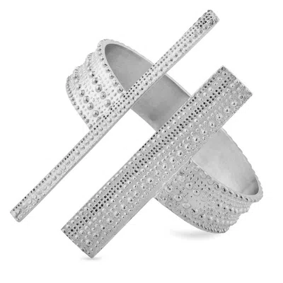 Sophie Simone Designs Women's Cuff Bracelet T' - Silver