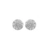 Sophie Simone Designs Women's Earrings Mini Peyote - Silver In Silver