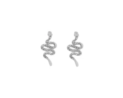 Sophie Simone Designs Women's Earrings Mini Serpentine - Silver