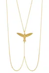 Sophie Simone Designs Women's Gold Body Chain Hummingbird In Gold