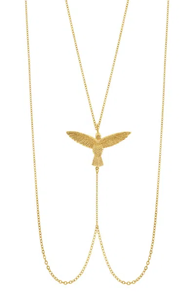 Sophie Simone Designs Women's Gold Body Chain Hummingbird