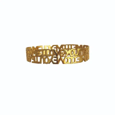 Sophie Simone Designs Women's Gold Choker Just Love