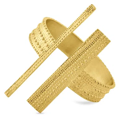 Sophie Simone Designs Women's Gold Cuff Bracelet T'