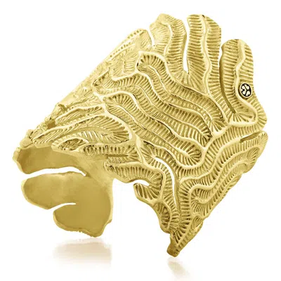 Sophie Simone Designs Women's Gold Cuff Coral