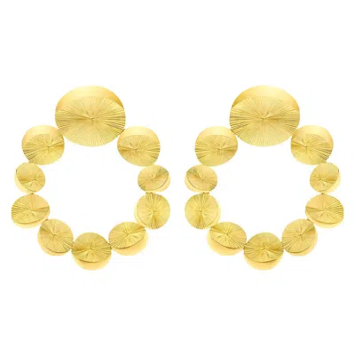 Sophie Simone Designs Women's Gold Earrings Moon Cycle