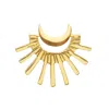 Sophie Simone Designs Women's Gold Earrings Rising Moon In Gold