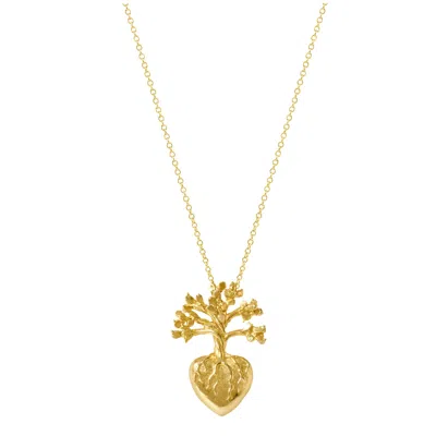 Sophie Simone Designs Women's Gold Frida Heart Necklace