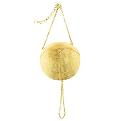 Sophie Simone Designs Women's Gold Hand Bracelet Moon