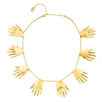 Sophie Simone Designs Women's Gold Necklace Muchas Manos
