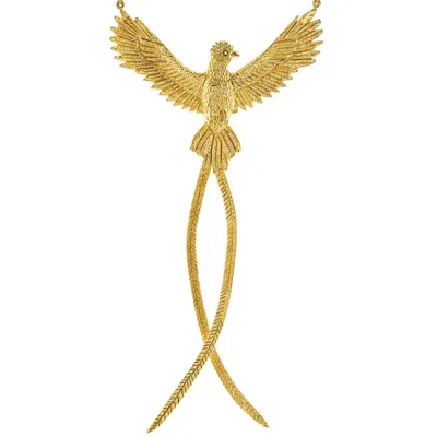 Sophie Simone Designs Women's Gold Necklace Quetzal